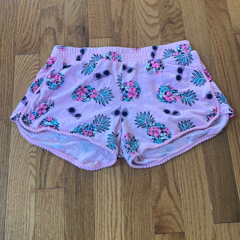 Pink justice shorts